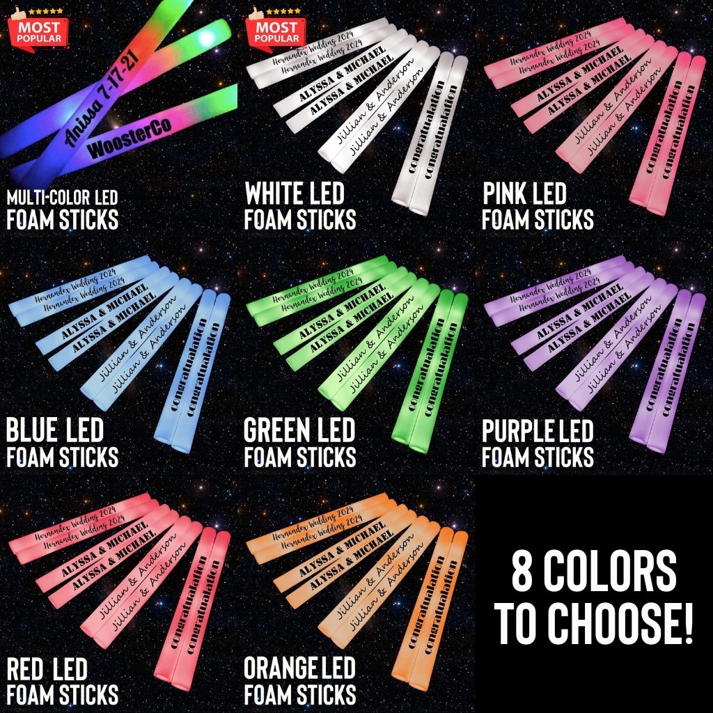 8 colors to choose from