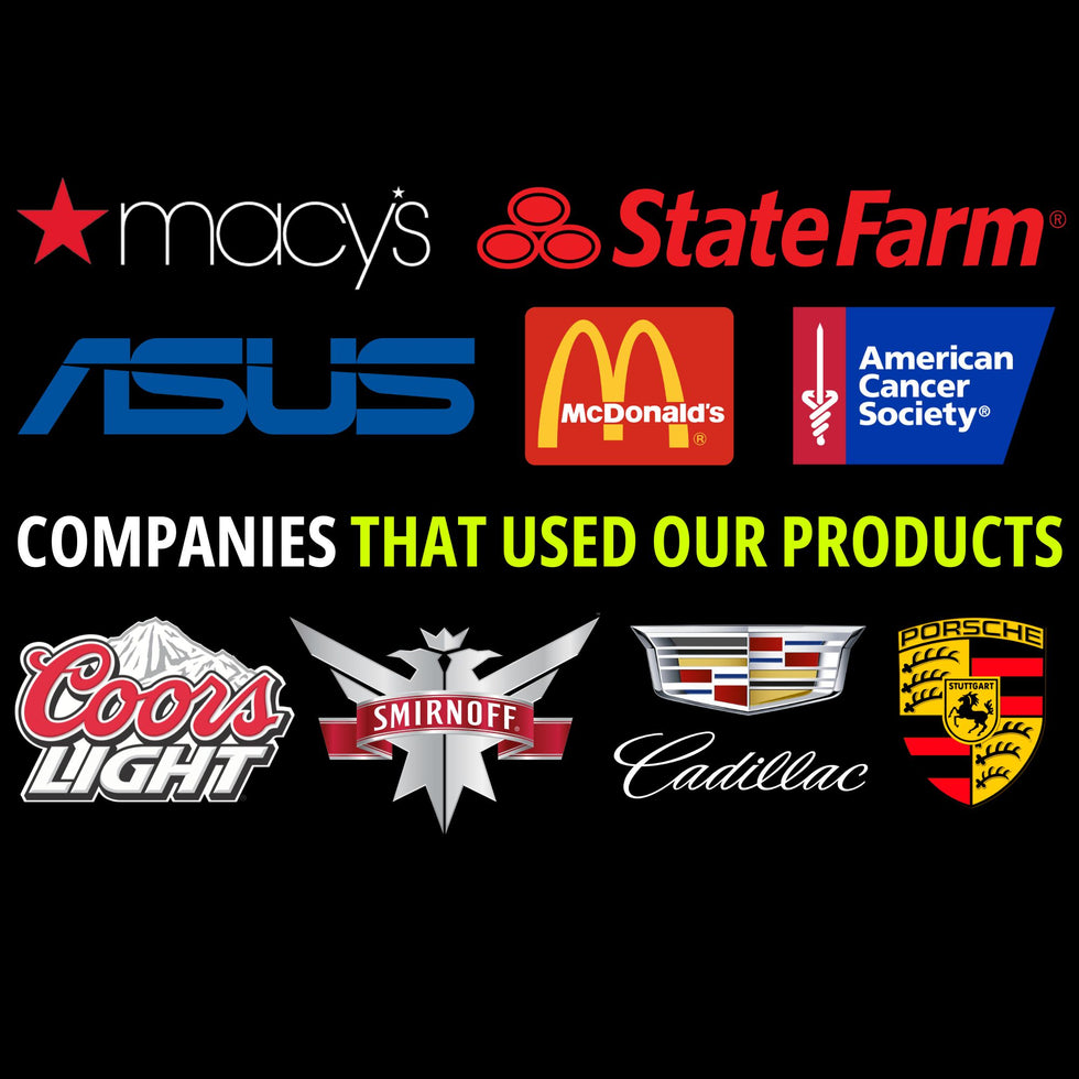 Companies that used our products - Custom glow party